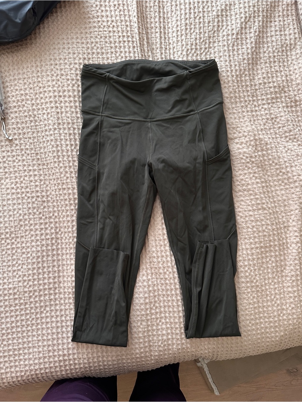 lululemon athletica Dark Olive Green Capri Leggings